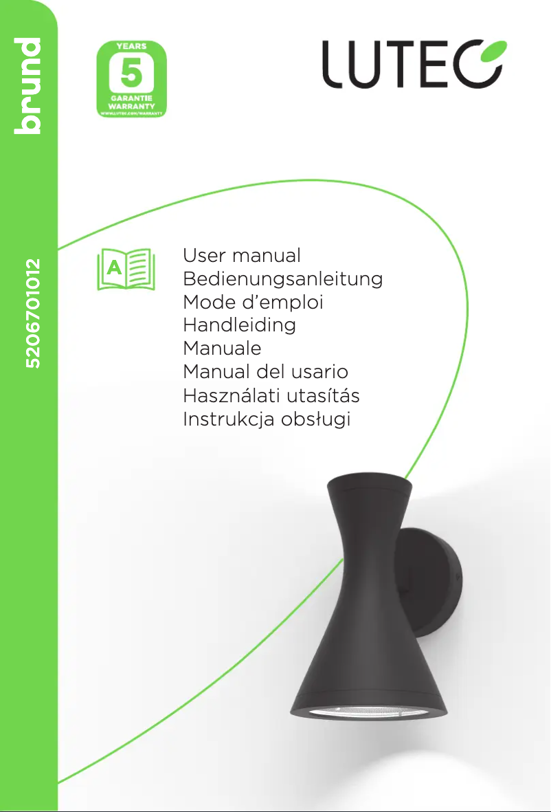 Page n°1 - Manuel utilisateur Lutec Brund