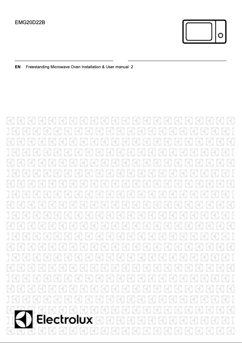 Page 1 de la notice Manuel utilisateur Electrolux EMG20D22B