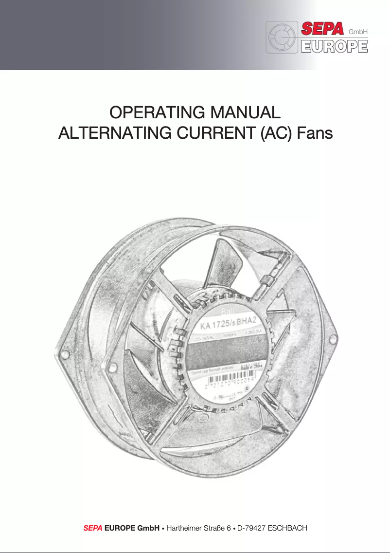 Image de la première page du manuel de l'appareil KA1238XA2BMT