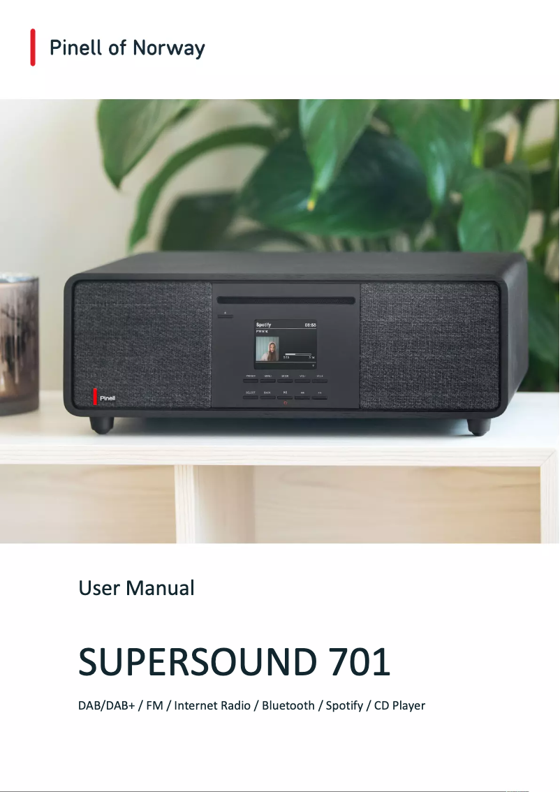 Image de la première page du manuel de l'appareil Supersound 701