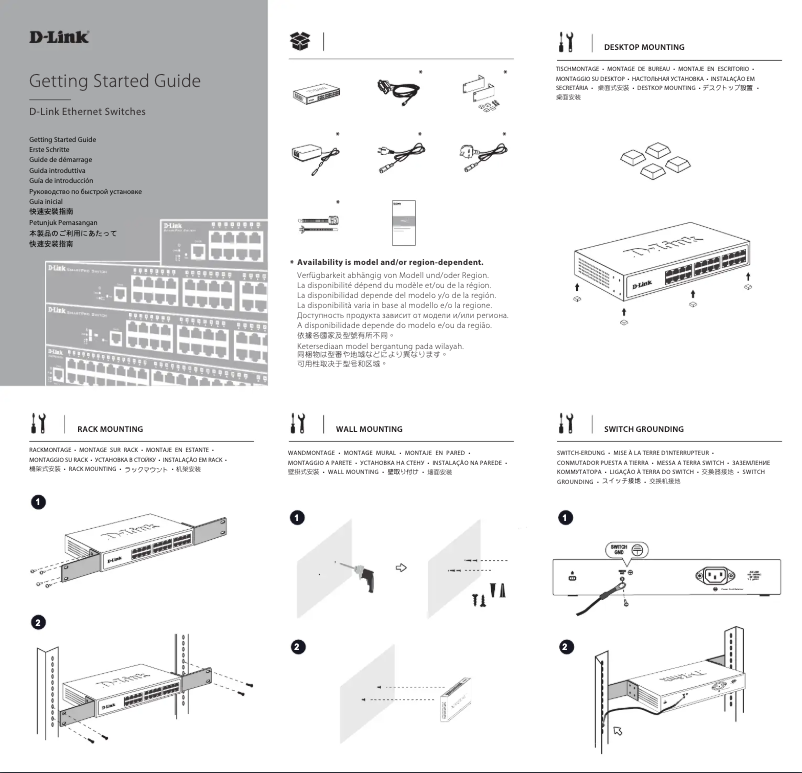 Image de la première page du manuel de l'appareil DES-1018MP