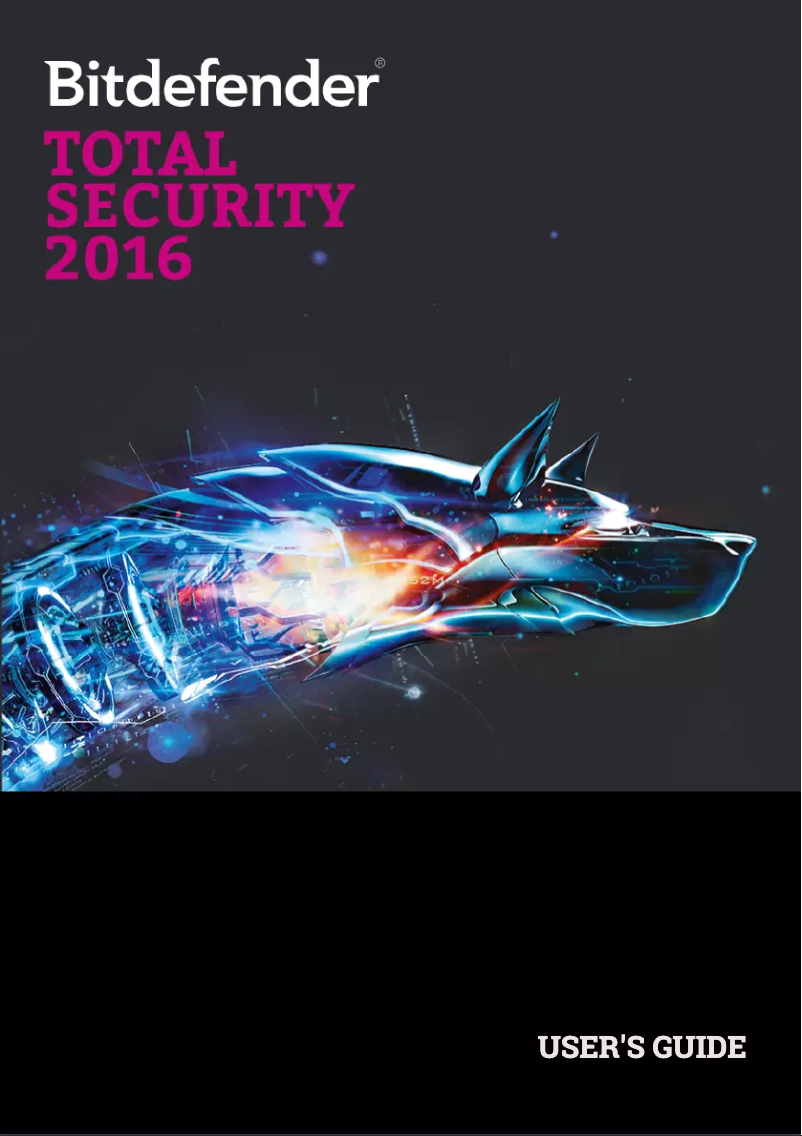 Page n°1 - Manuel utilisateur Bitdefender Total Security 2016