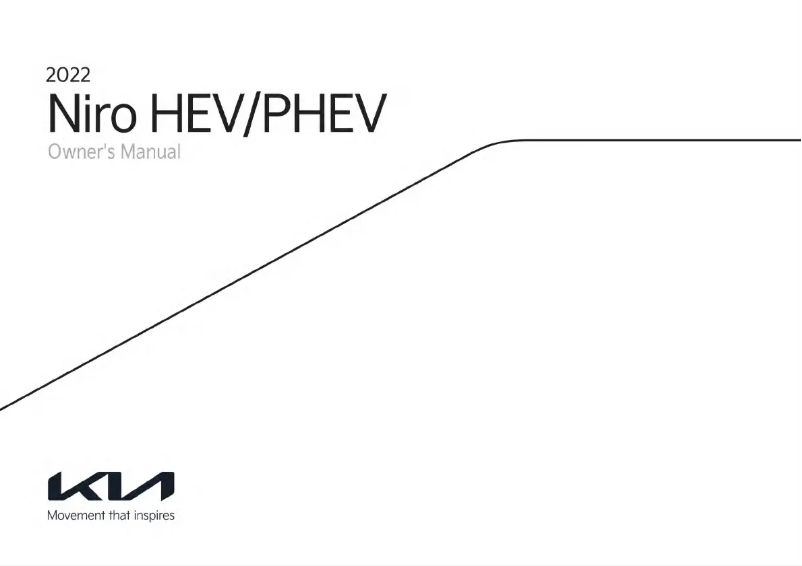 Page 1 de la notice Manuel utilisateur Kia Niro (2022)