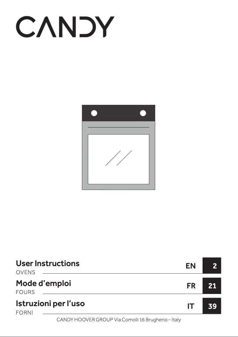 Page 1 de la notice Fiche technique Candy FCT602N/E