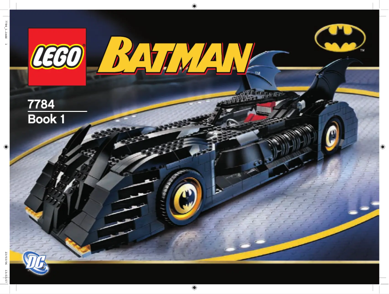 Page 1 de la notice Consignes visuelles Lego Batman 7784
