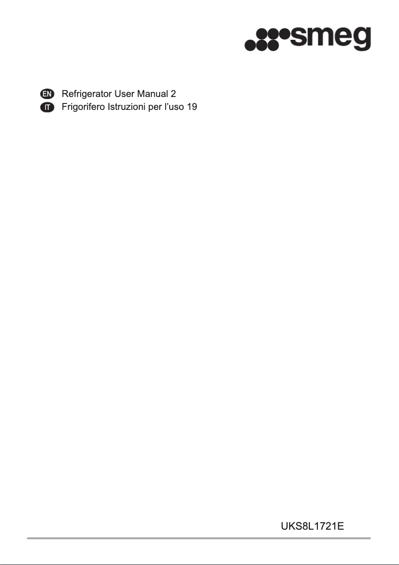 Página 1 del manual Manual de instrucciones Smeg UKS8L1721E