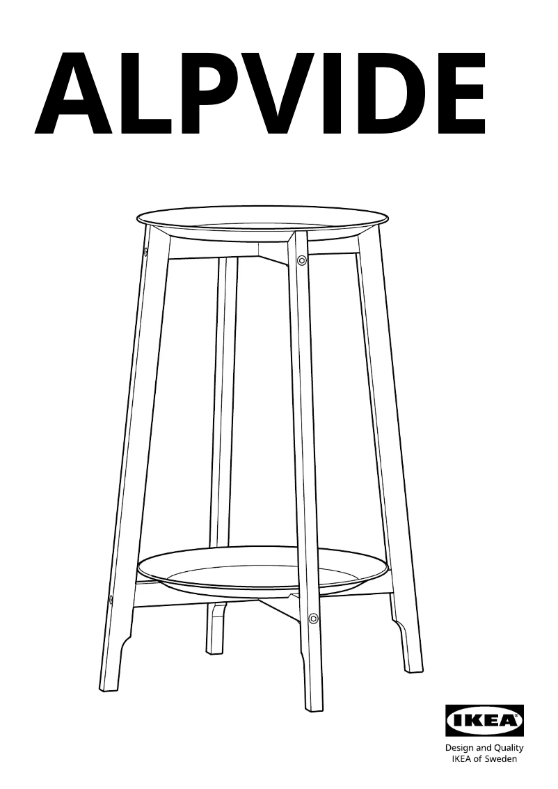 Imagen de la primera página del manual del dispositivo ALPVIDE 505.462.63