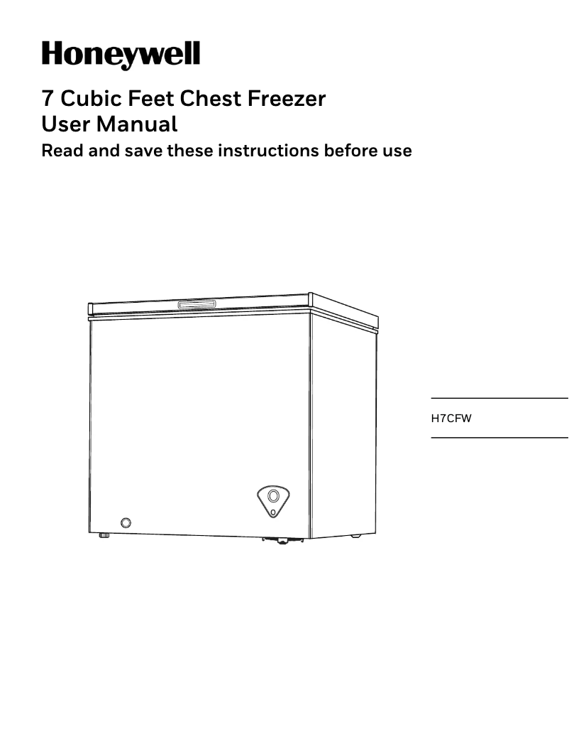 Image de la première page du manuel de l'appareil H7CFW