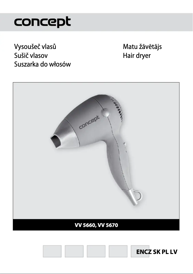 Image de la première page du manuel de l'appareil VV-5660SM