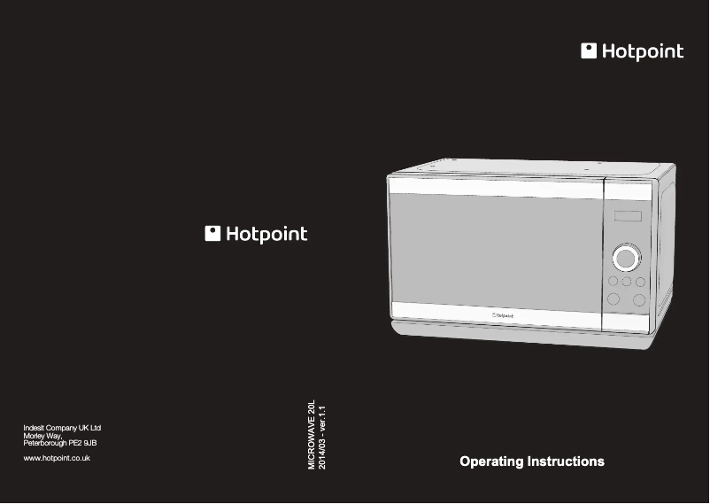 Página 1 del manual Manual de usuario Hotpoint MWH2021X