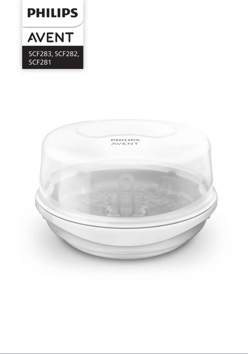 Page n°1 - Manuel utilisateur Philips Avent SCF282