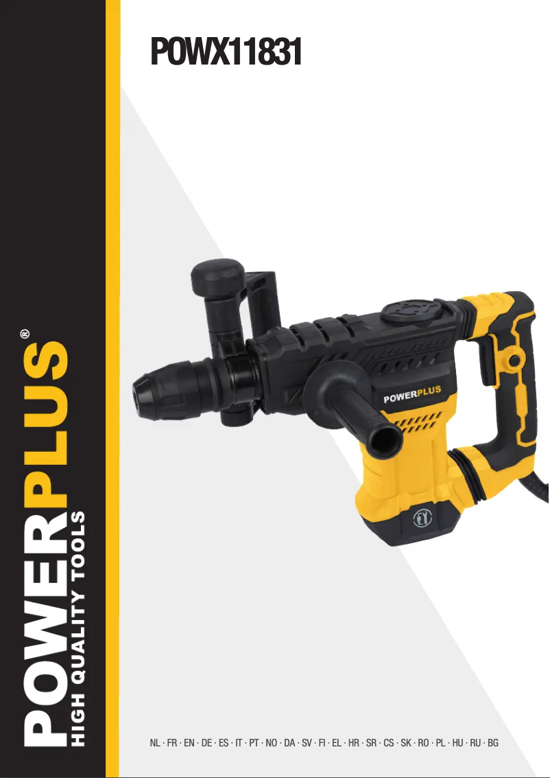 Page n°1 - Manuel utilisateur PowerPlus POWX11831