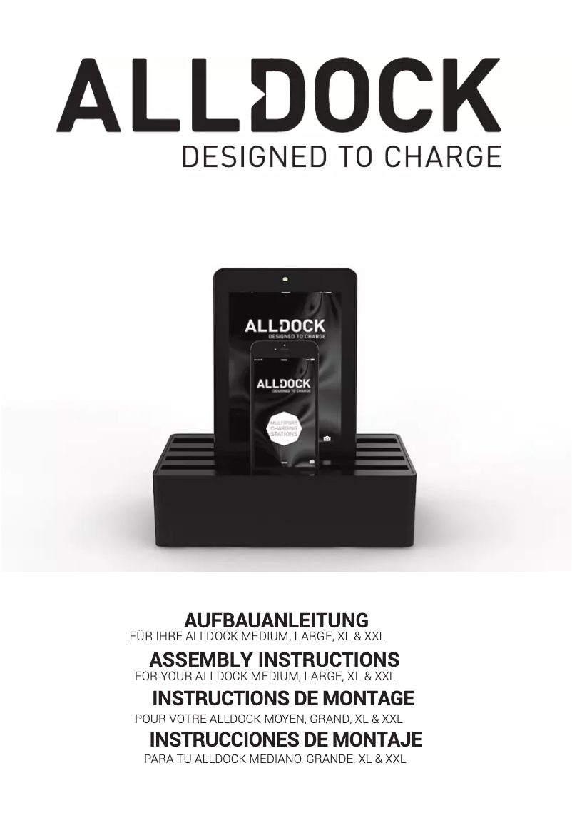 Page n°1 - Manuel utilisateur Alldock Medium