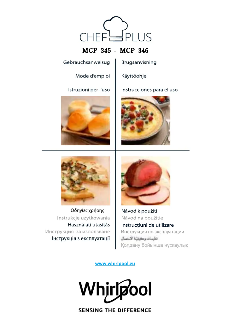 Page n°1 - Manuel utilisateur Whirlpool MCP 345 SL