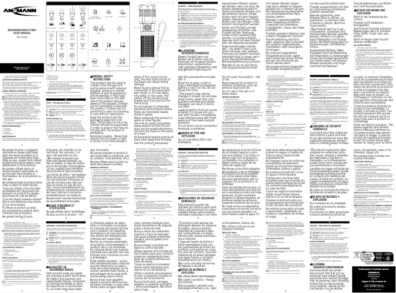 Image de la première page du manuel de l'appareil Pro 3000 R