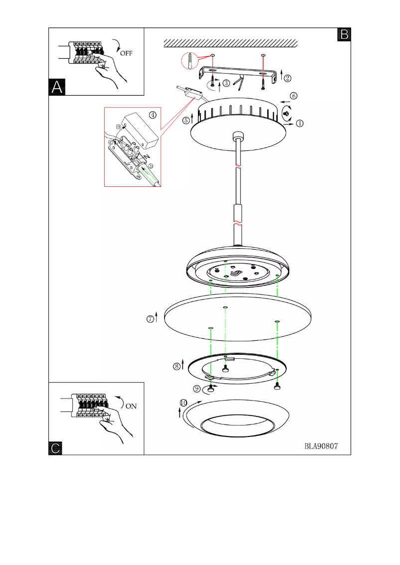 Page n°1 - Manuel utilisateur Eglo Bootes