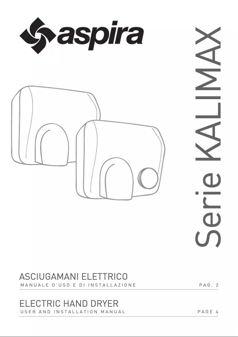 Page 1 de la notice Manuel utilisateur Fantini Cosmi KALIMAX 25P