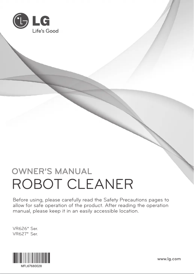 Page n°1 - Manuel utilisateur LG VR62701LVM