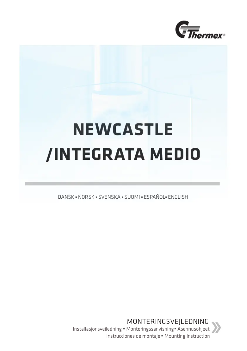 Page n°1 - Manuel utilisateur Thermex Newcaste Medio
