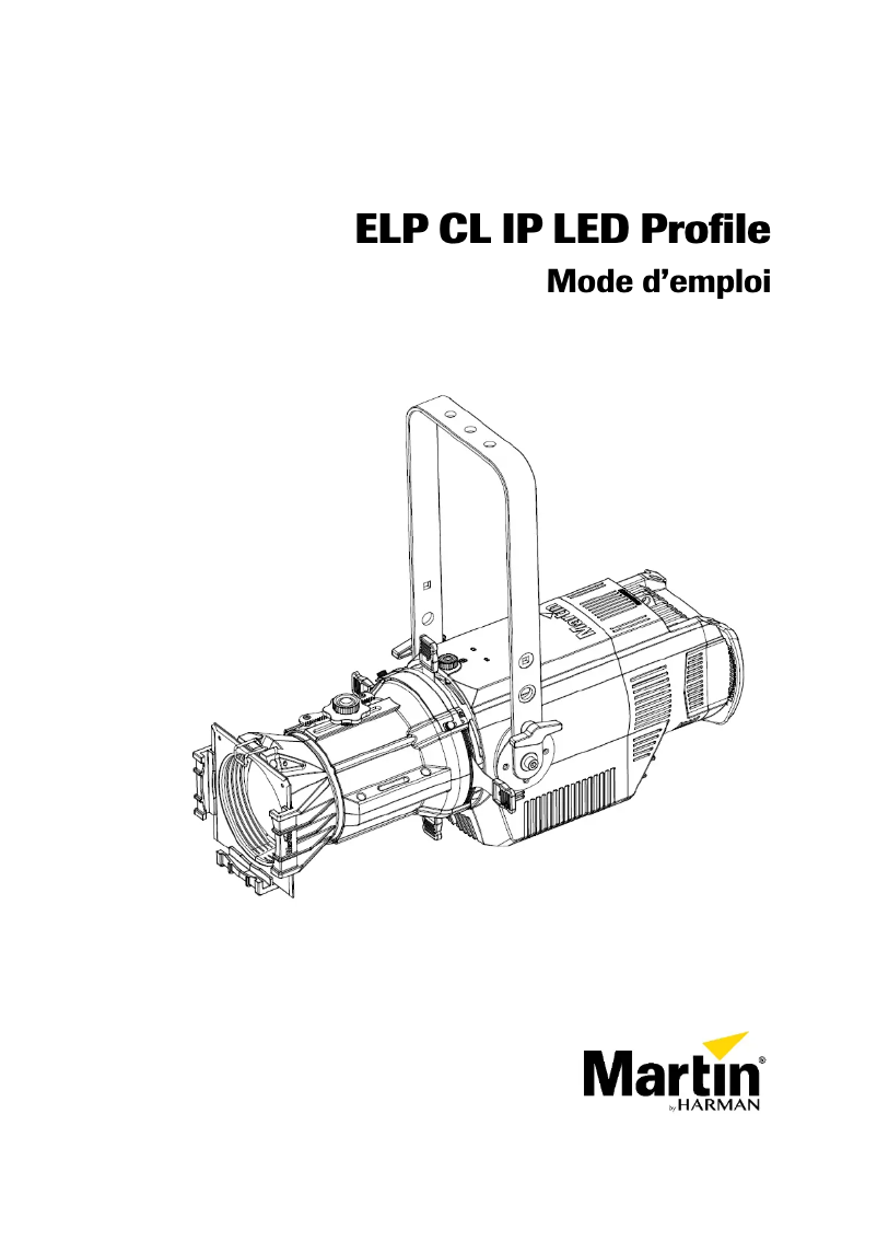 Page n°1 - Manuel utilisateur Martin ELP CL IP LED Profile