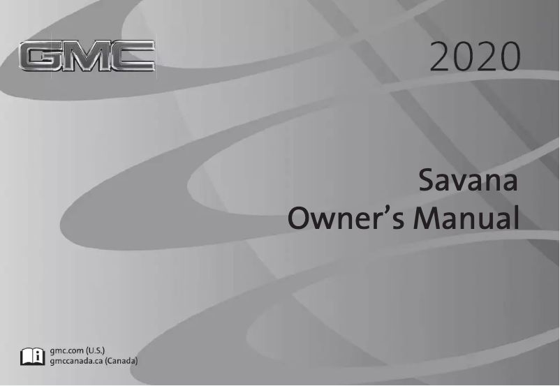 Page 1 de la notice Manuel utilisateur GMC Savana Passenger (2020)