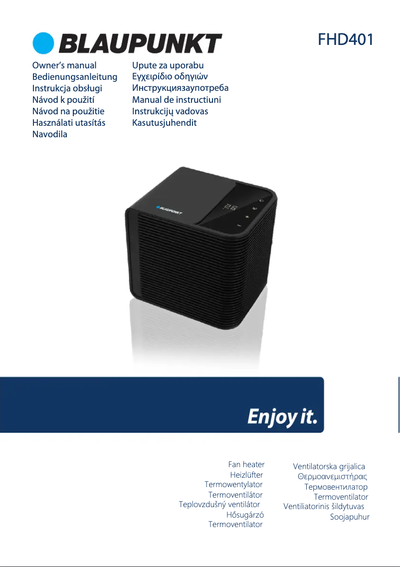 Page n°1 - Manuel utilisateur Blaupunkt FHD401