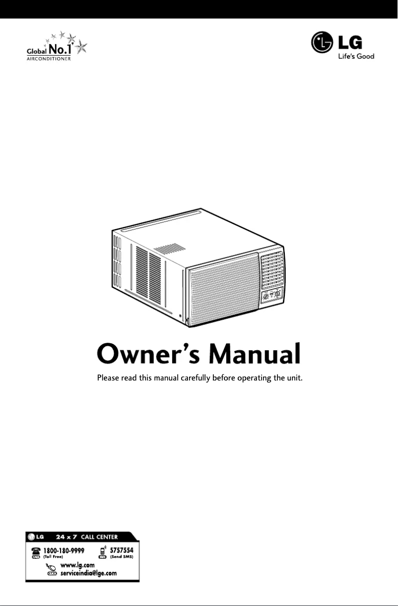 First page image of the manual for LWA5MR3D