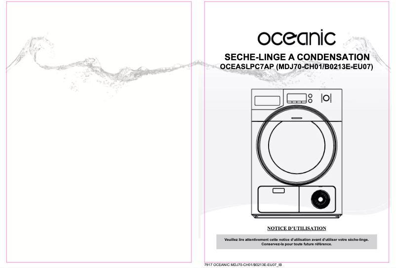 Página 1 del manual Manual de usuario Oceanic OCEASLPC7AP