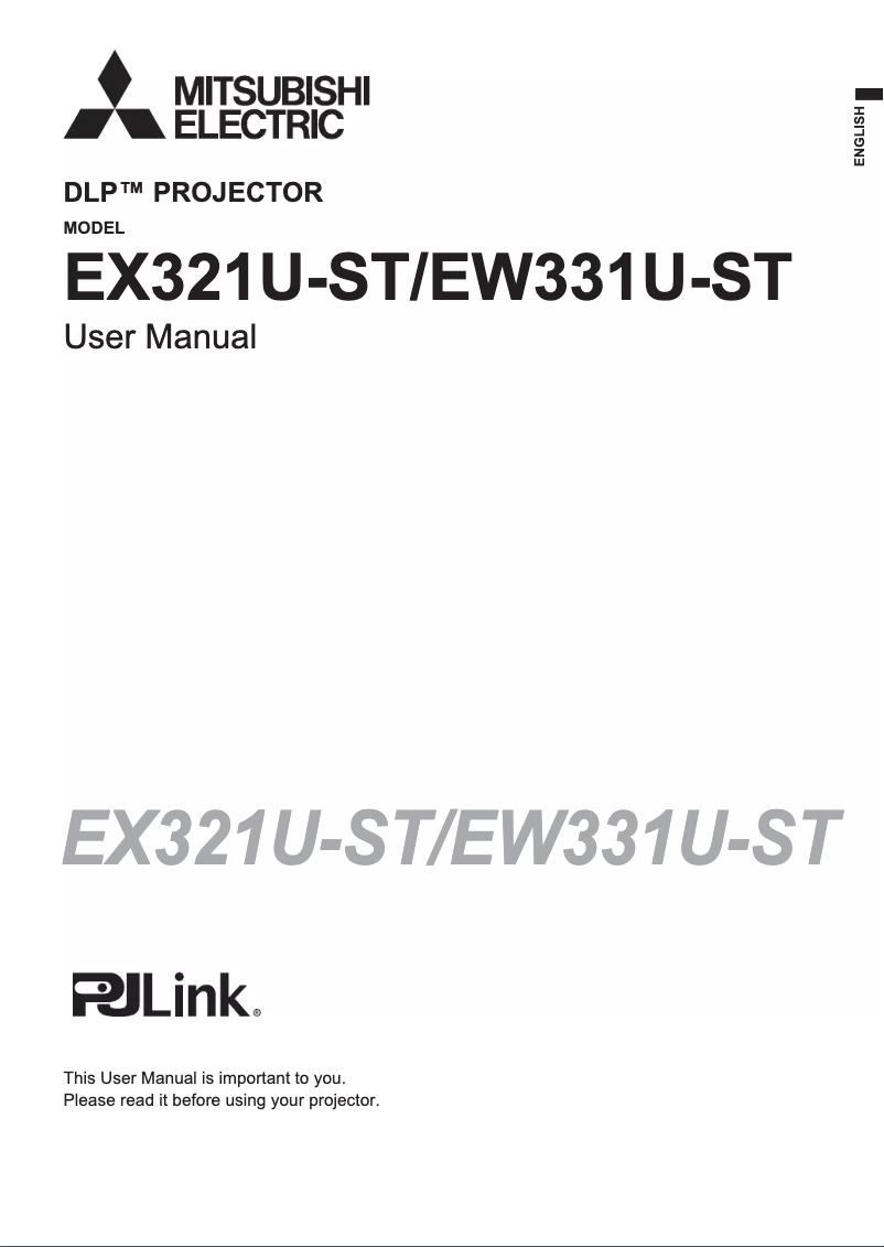 Page 1 de la notice Manuel utilisateur Mitsubishi EW331U-ST