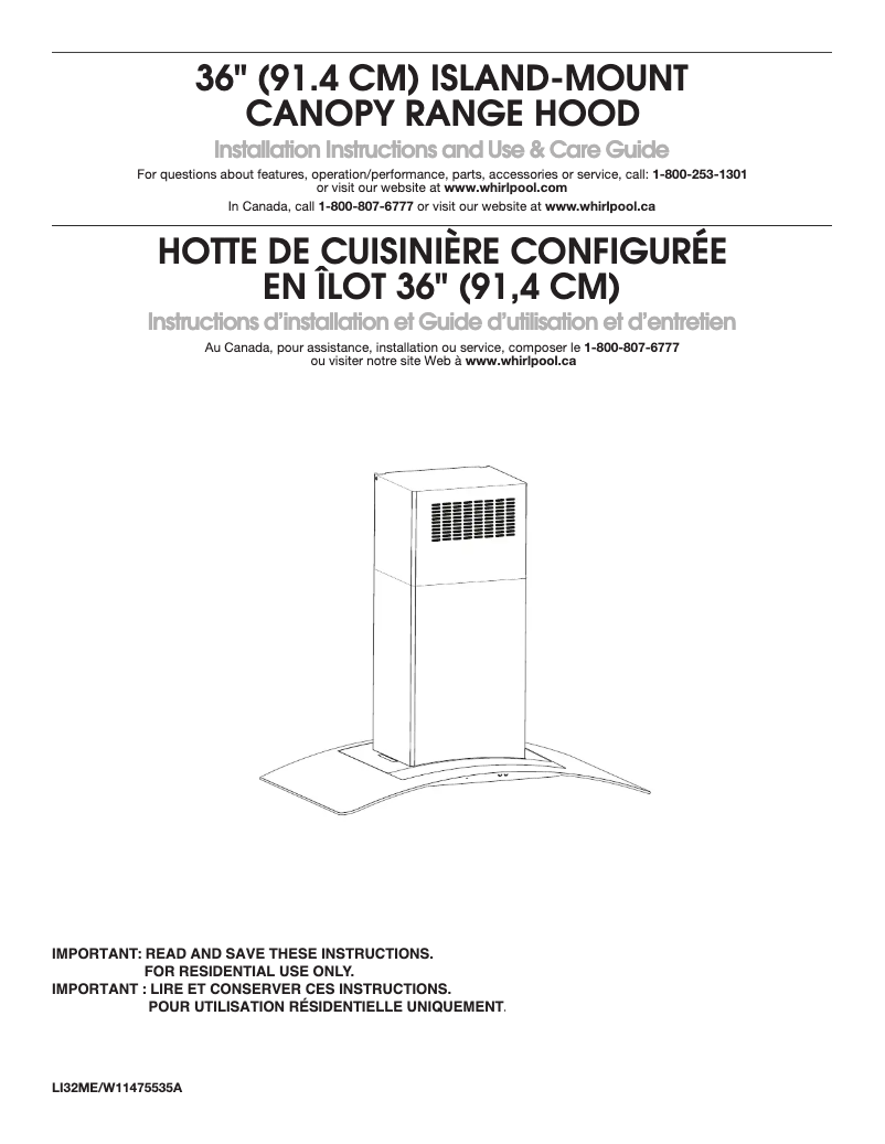 Page 1 of the manual User Manual Whirlpool WVW75UC6DS
