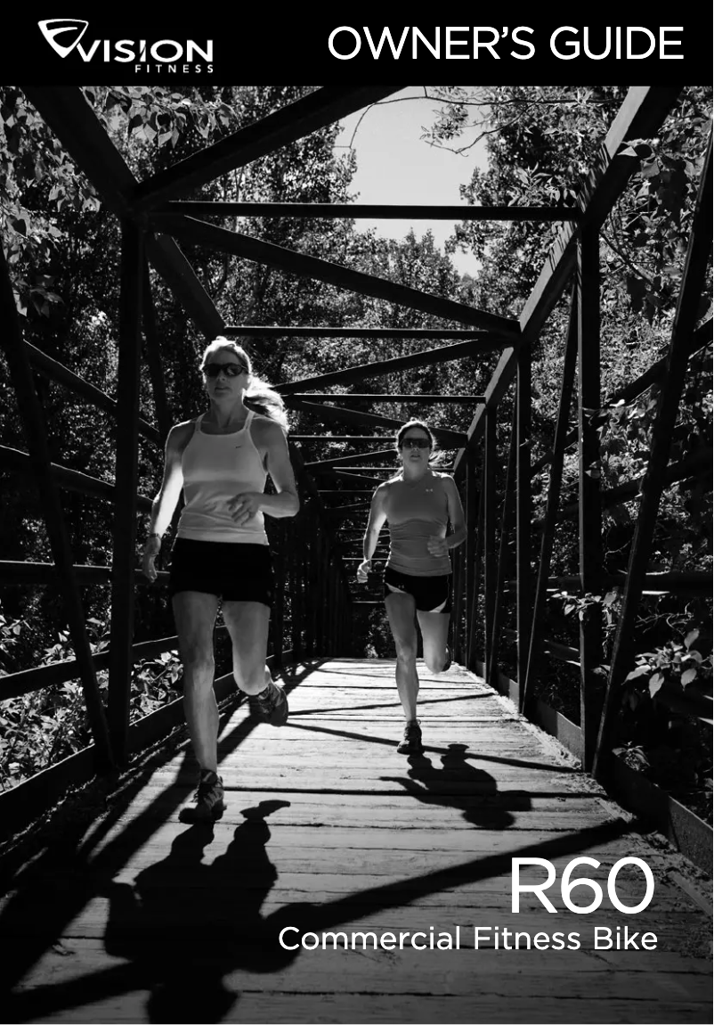 Page 1 de la notice Manuel utilisateur Vision Fitness R60