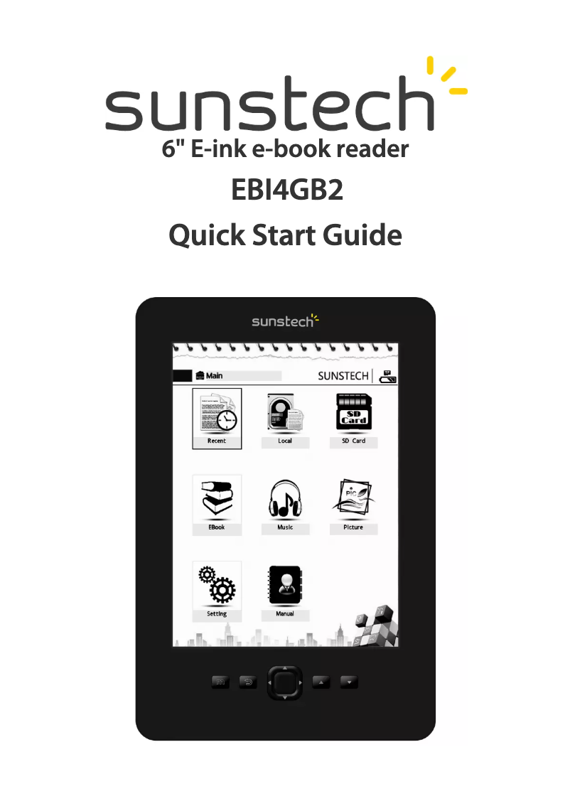 Page 1 de la notice Manuel utilisateur Sunstech EBI2