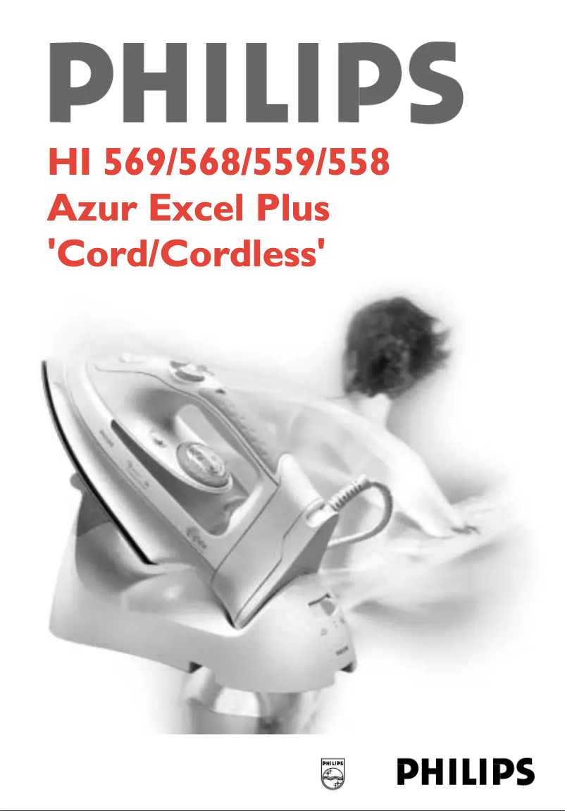 Image de la première page du manuel de l'appareil Azur Excel Plus HI 559