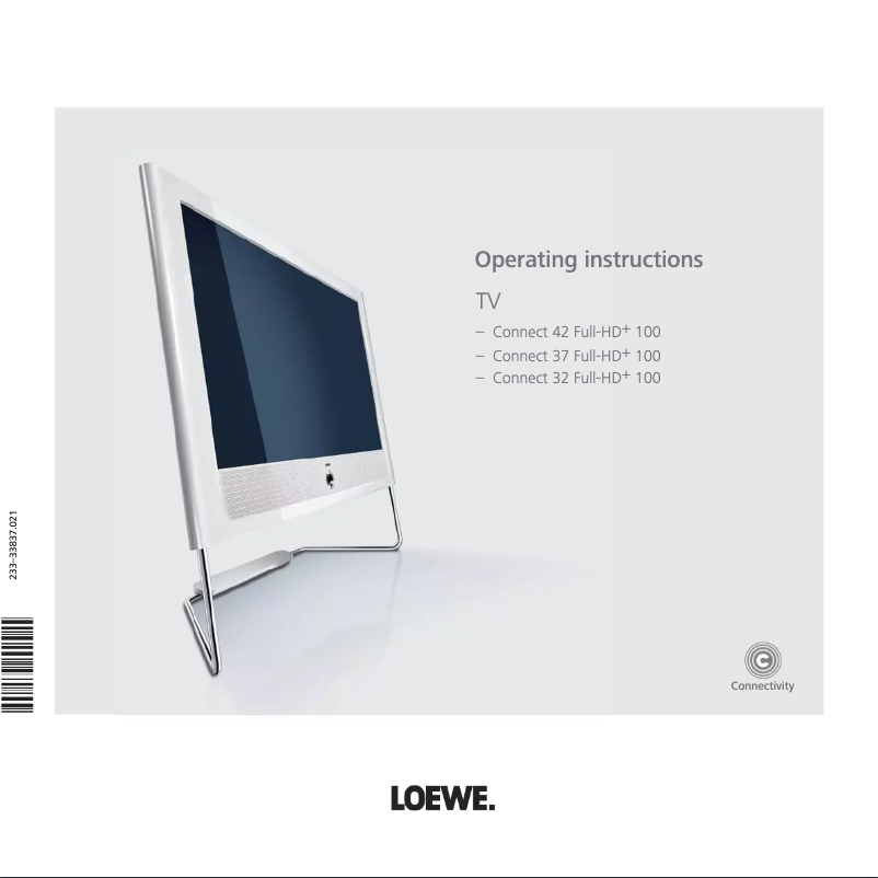Page n°1 - Manuel utilisateur Loewe Connect 42