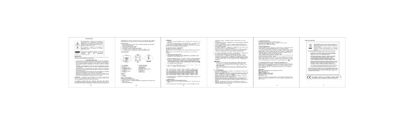 Page n°1 - Manuel utilisateur Tokaï TC- 125W