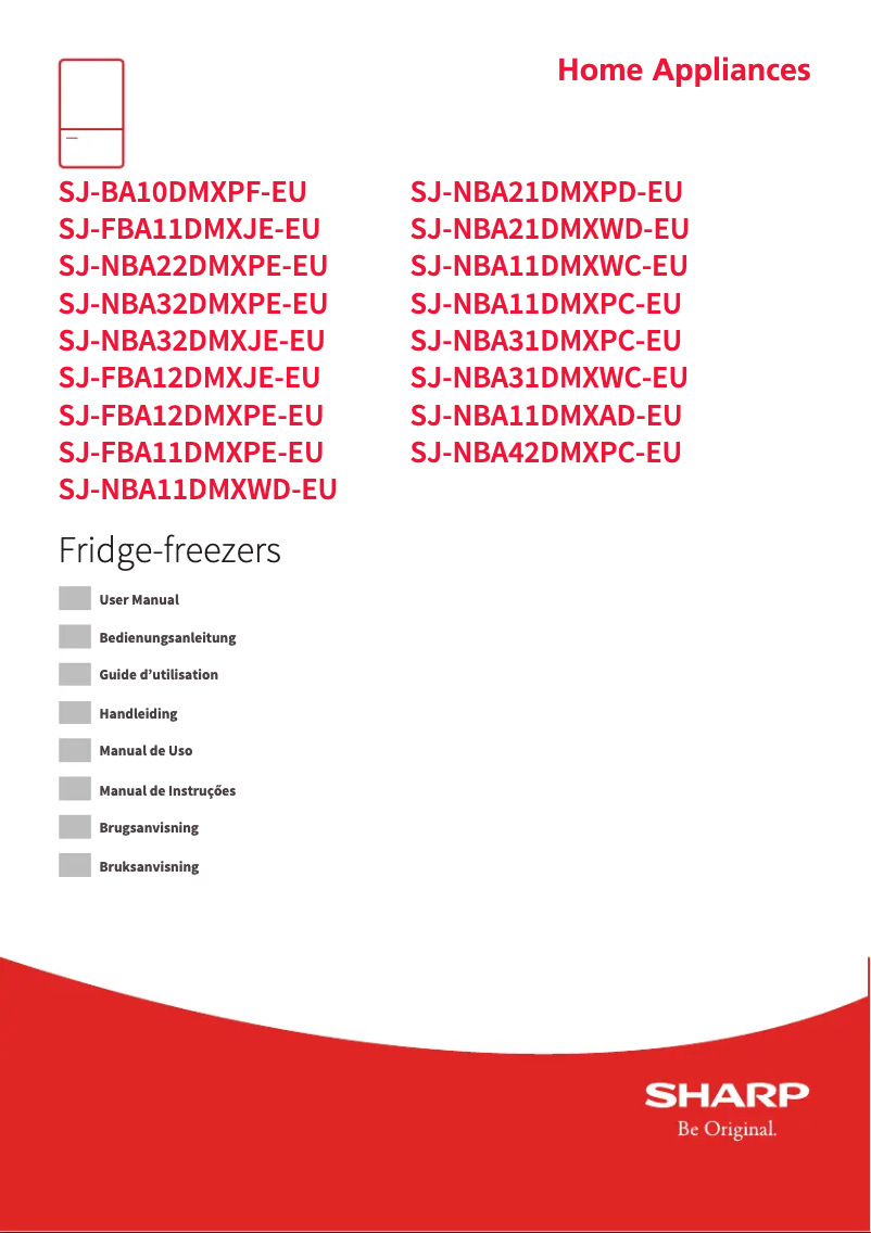 Page n°1 - Manuel utilisateur Sharp SJ-NBA11DMXWC-EU