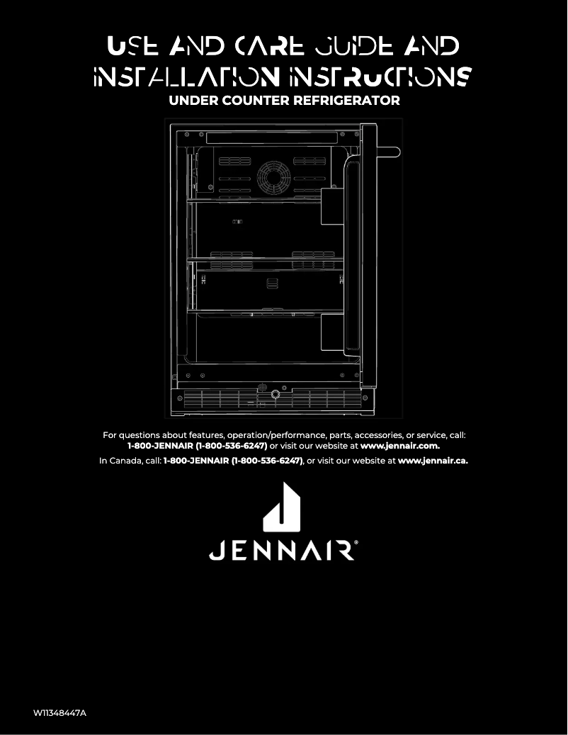 Page 1 de la notice Manuel utilisateur JennAir JUGFR242HM