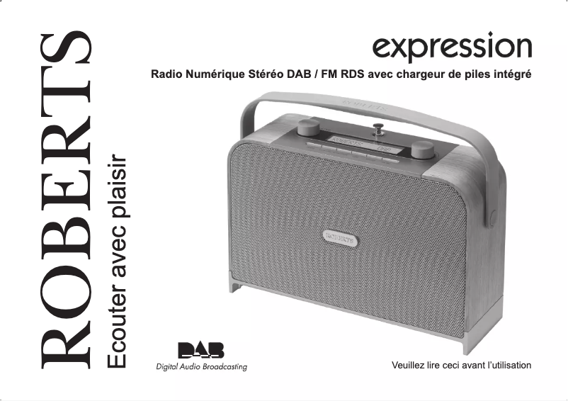 Page n°1 - Manuel utilisateur Roberts Expression