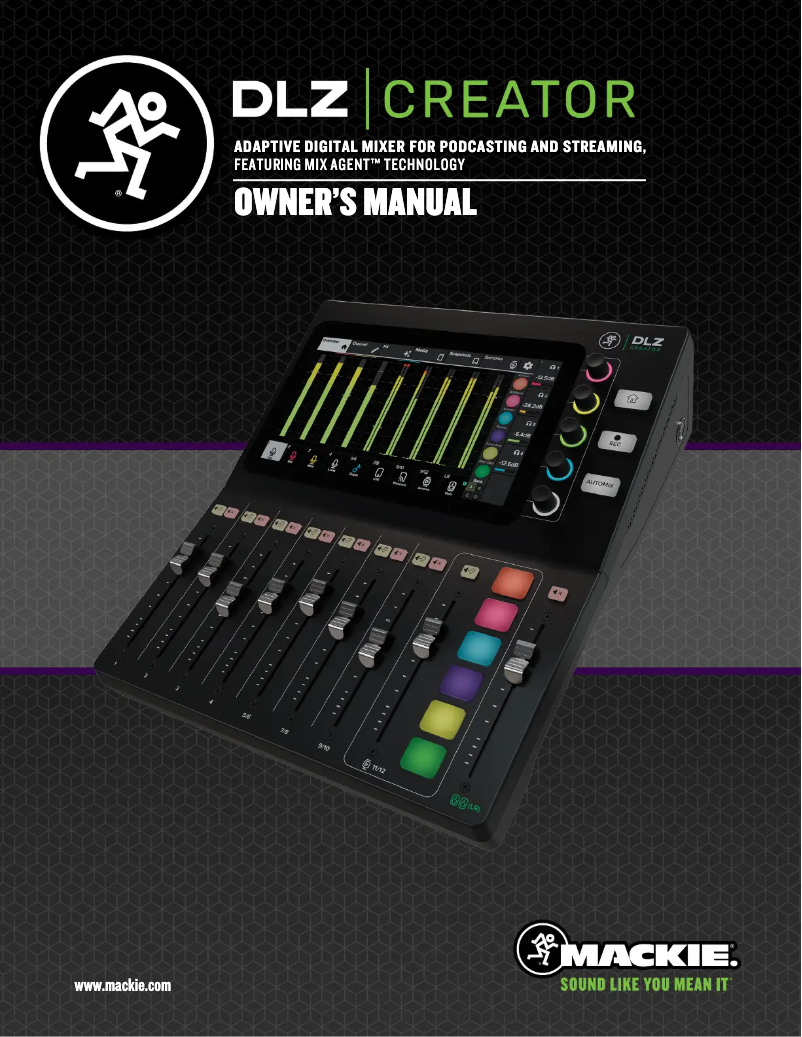 Image de la première page du manuel de l'appareil DLZ Creator