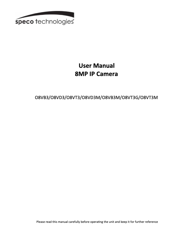 Image de la première page du manuel de l'appareil O8VD3
