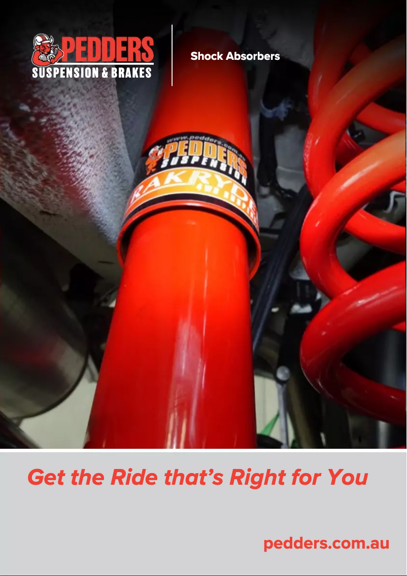 Page 1 de la notice Manuel utilisateur Pedders Shock Absorbers