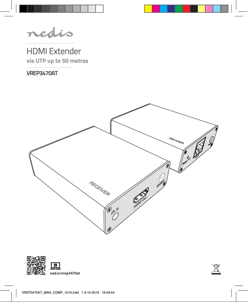 Page 1 de la notice Manuel utilisateur Nedis VREP3470AT