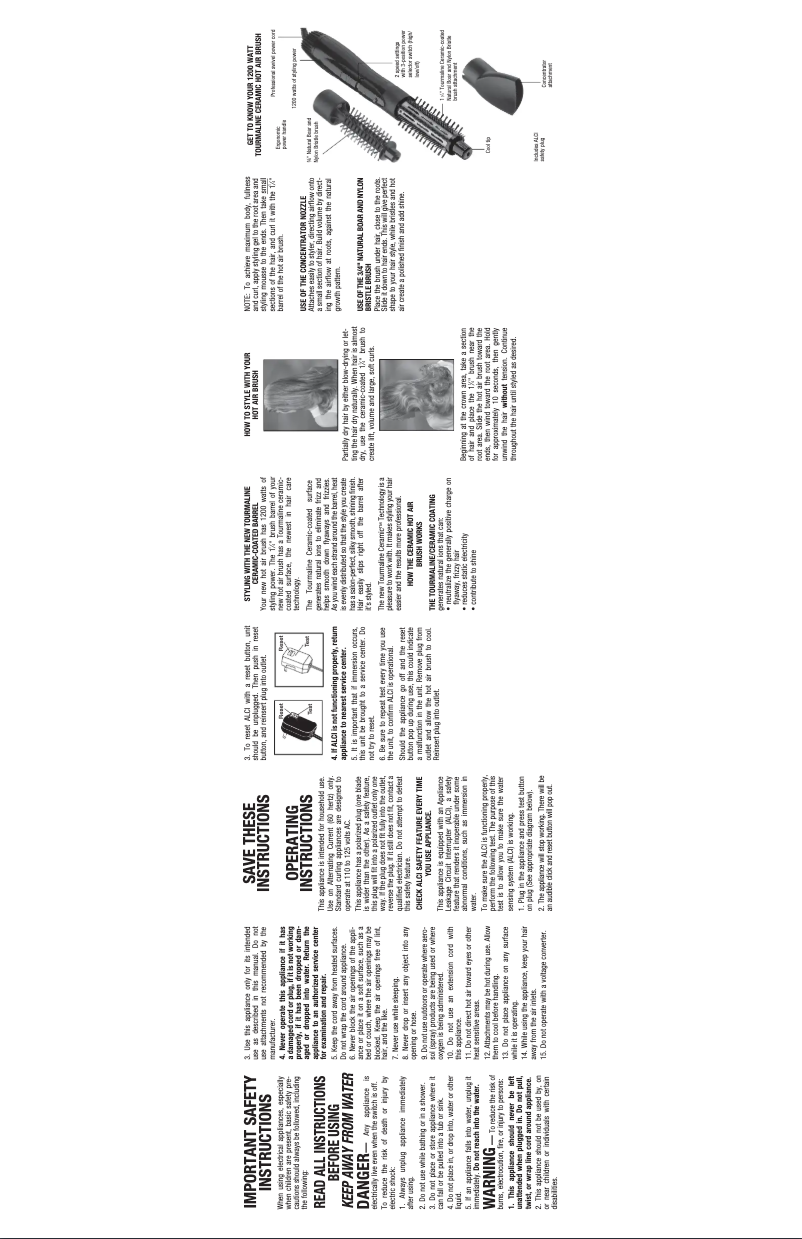 Image de la première page du manuel de l'appareil BC171CS