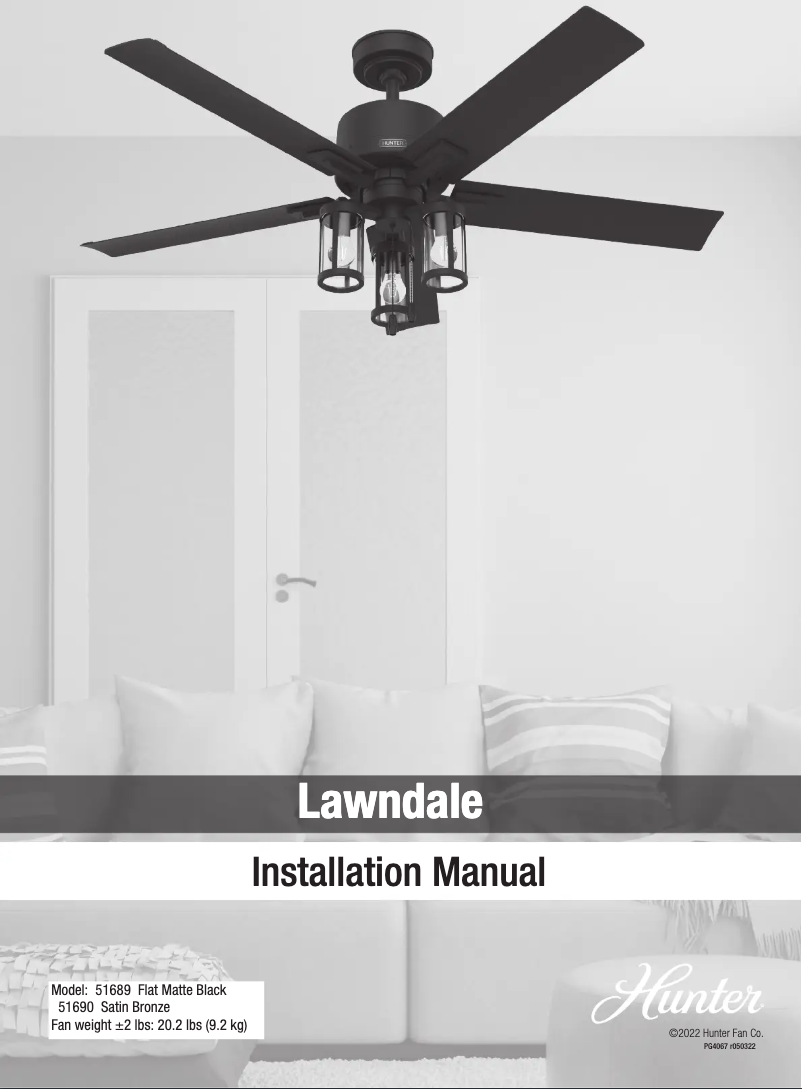 Image de la première page du manuel de l'appareil Lawndale