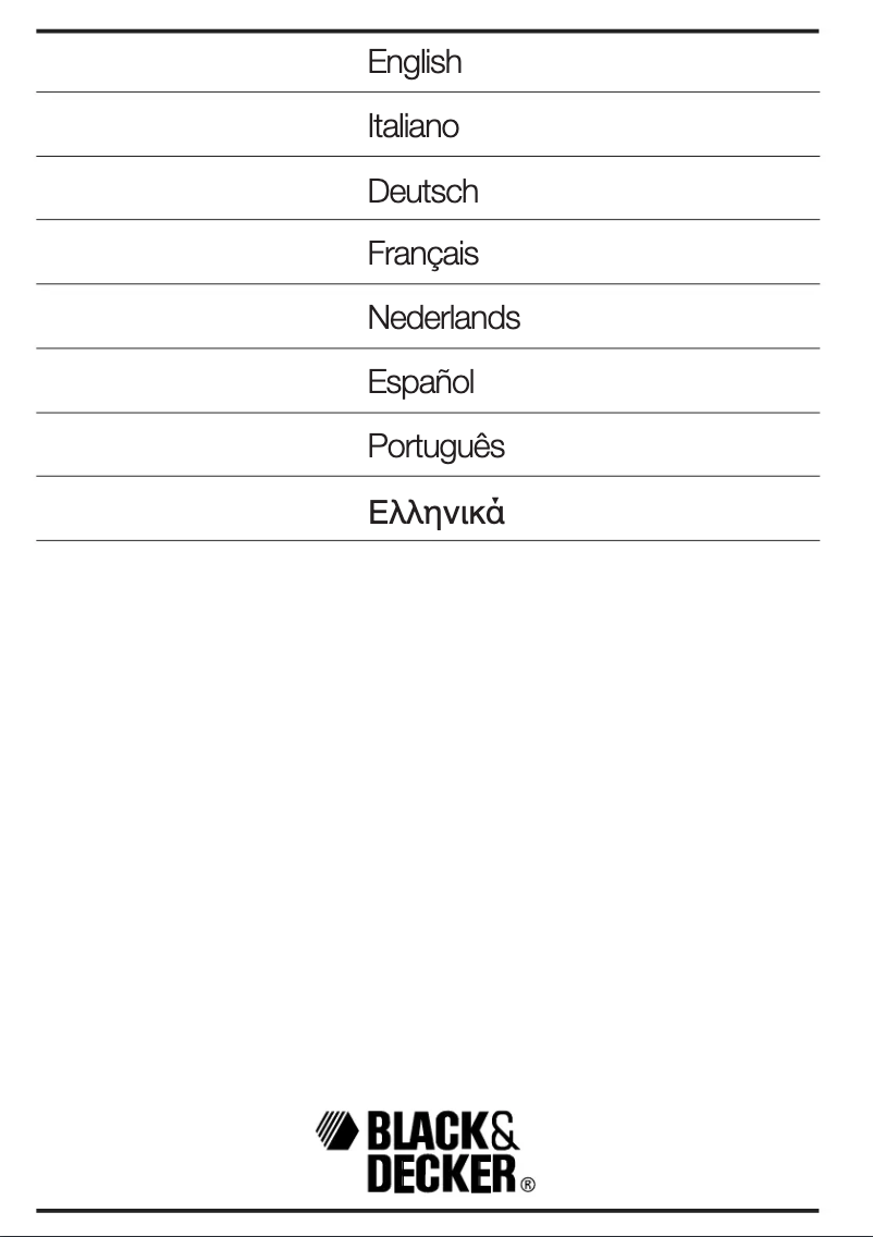 Page 1 de la notice Manuel utilisateur Black & Decker GL550