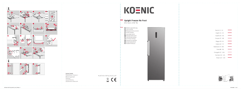 Page 1 de la notice Manuel utilisateur Koenic KFZ 621 E NF IN