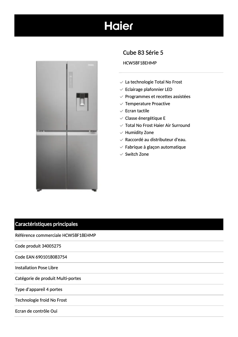 Imagen de la primera página del manual del dispositivo HCW58F18EHMP