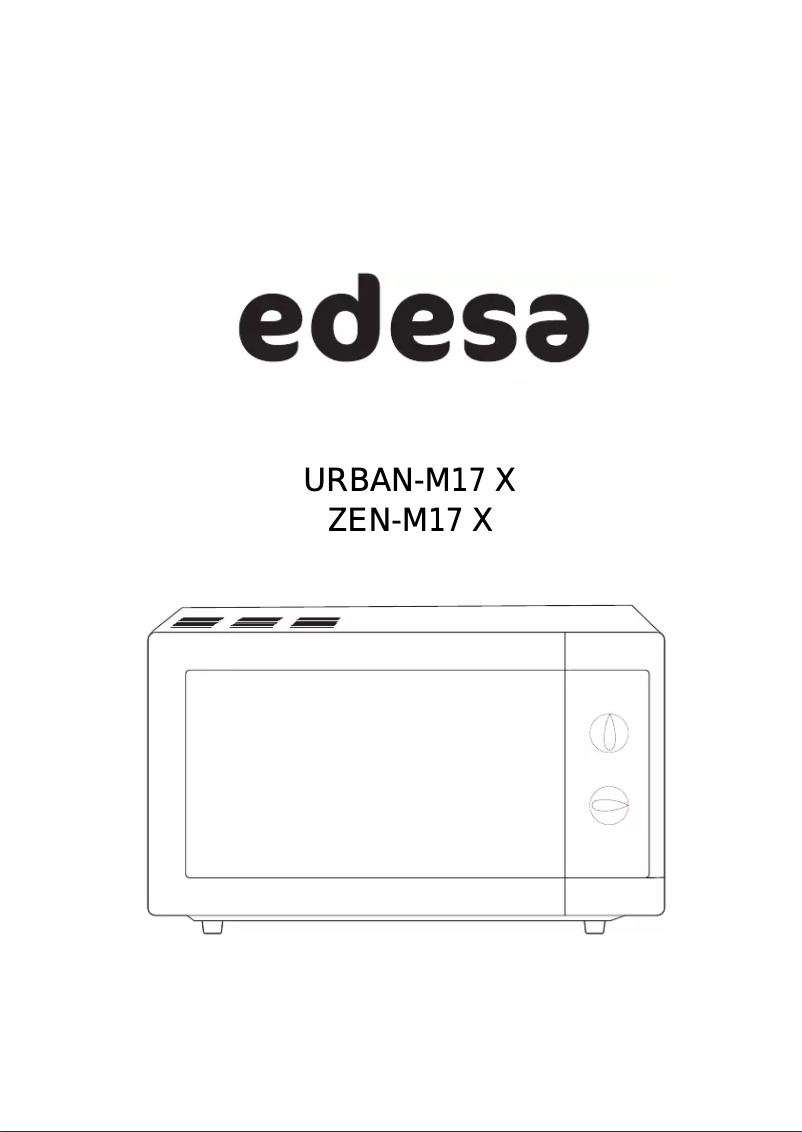 Page 1 de la notice Manuel utilisateur Edesa M17X