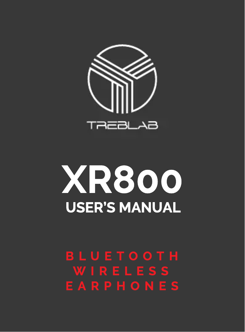 Image de la première page du manuel de l'appareil XR800