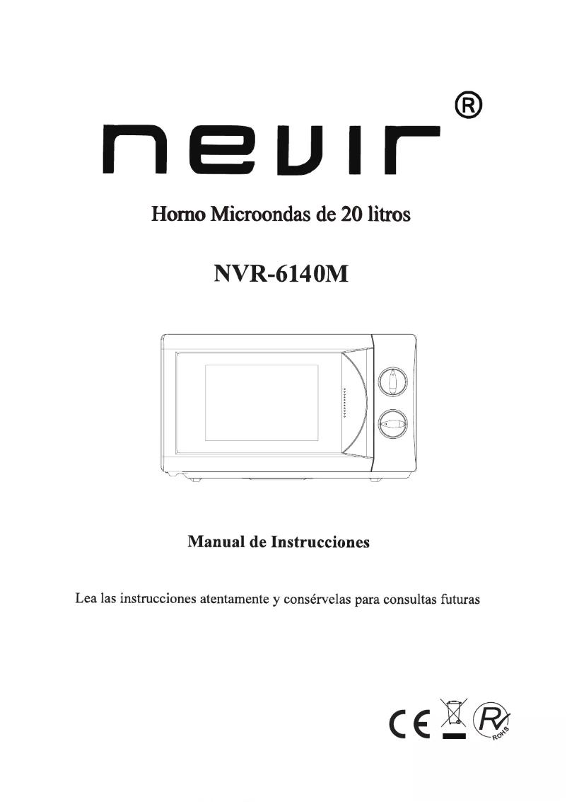 Page n°1 - Manuel utilisateur Nevir NVR-6140M